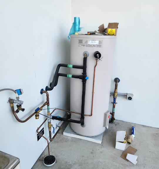 PVP Plumbing - 80 litre hot water system install