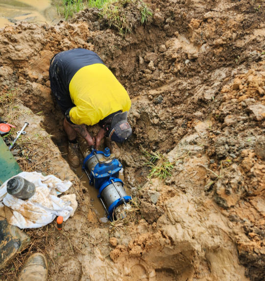 Water main repair